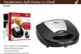 Sanduicheira Grill Fischer Le Cheff  0661
